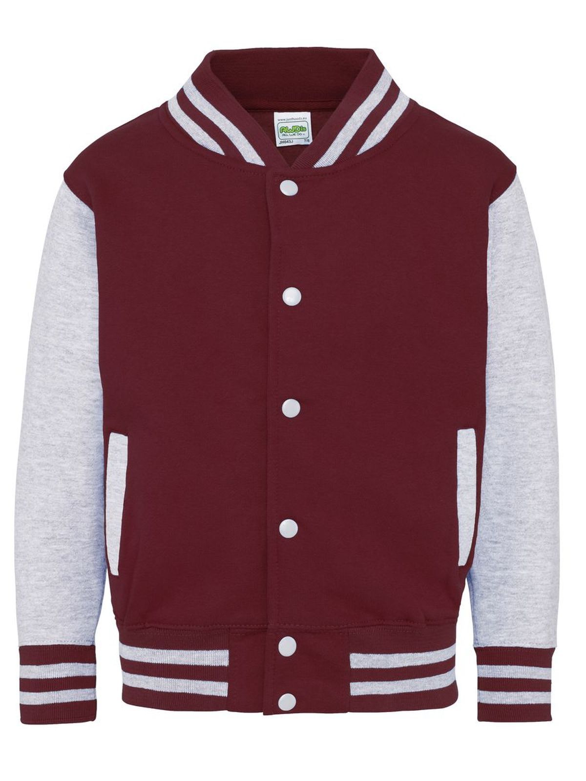 burgundy-heather grey